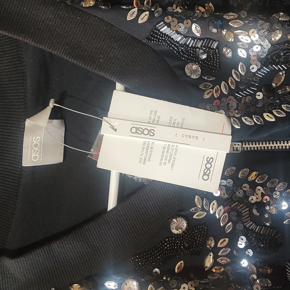 Asos curve beautiful beaded jacket - Picture 3 of 9